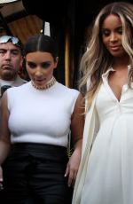 KIM KARDASHIAN and CIARA Leaves Bel Bambini Store in Los Angeles