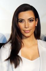 KIM KARDASHIAN at a Press Conference in Vienna