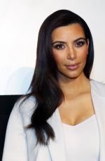 KIM KARDASHIAN at a Press Conference in Vienna