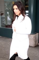 KIM KARDASHIAN Leaves Her Hotel in New York