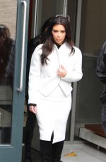 KIM KARDASHIAN Leaves Her Hotel in New York
