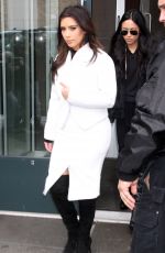 KIM KARDASHIAN Leaves Her Hotel in New York