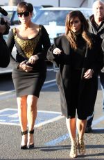 KIM KARDASHIAN Out for Lunch with KRIS JENNER at Fins Seafood Grill