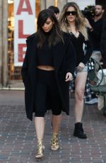 KIM KARDASHIAN Out for Lunch with KRIS JENNER at Fins Seafood Grill