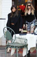 KIM KARDASHIAN Out for Lunch with KRIS JENNER at Fins Seafood Grill