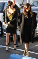 KIM KARDASHIAN Out for Lunch with KRIS JENNER at Fins Seafood Grill