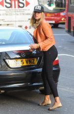 KIMBERLY GARNER in Jeans at a Flowers Shop in London
