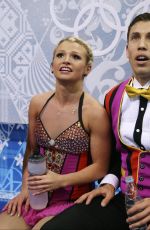 KIRSTEN MOORE-TOWERS and Dylan Moscovitch at 2014 Winter Olympics in Sochi