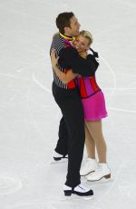 KIRSTEN MOORE-TOWERS and Dylan Moscovitch at 2014 Winter Olympics in Sochi