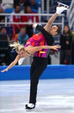 KIRSTEN MOORE-TOWERS and Dylan Moscovitch at 2014 Winter Olympics in Sochi