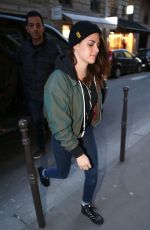 KRISTEN STEWART Arrives at Chanel Boutique in Paris
