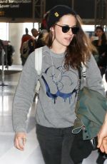 KRISTEN STEWART at LAX Airport in Los Angeles