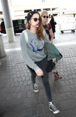 KRISTEN STEWART at LAX Airport in Los Angeles
