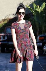 KRYSTEN RITTER in Short Dress Out and About in Los Angeles