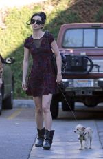 KRYSTEN RITTER in Short Dress Out and About in Los Angeles