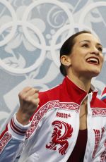 KSENIA STOLBOVA and Fedor Klimov at 2014 Winter Olympics in Sochi