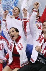 KSENIA STOLBOVA and Fyodor Klimov at 2014 Winter Olympics in Sochi