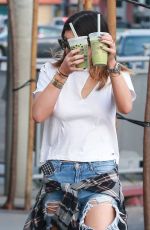 KYLIE JENNER at Urth Caffe in West Hollywood