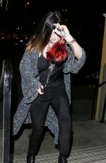 KYLIE JENNER Night Out in Calabasas