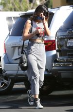 KYLIE JENNER Out Shopping at the Commons in Calabasas