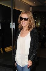 KYLIE MINOGUE Arrives at Spotify Event in London