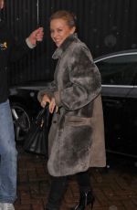 KYLIE MINOGUE Leaves a Studio in London