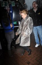 KYLIE MINOGUE Leaves a Studio in London