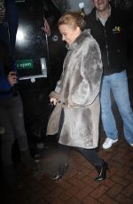 KYLIE MINOGUE Leaves a Studio in London