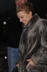 KYLIE MINOGUE Leaves a Studio in London