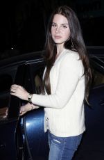 LANA DEL REY in Jeans Leaves Chateau Marmont in Hollywood