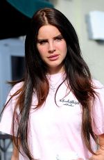 LANA DEL REY Leaves Starbucks in Burbank