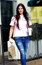 LANA DL REY at Starbucks in Burbank