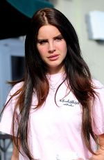 LANA DL REY at Starbucks in Burbank
