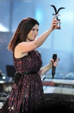 LAURA PAUSINI Performs at Vina Del Mar Festival in Chile