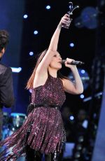 LAURA PAUSINI Performs at Vina Del Mar Festival in Chile