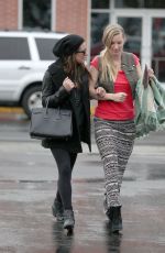 LEA MICHELE and HEATHER MORRIS Out Shopping in West Hollywood