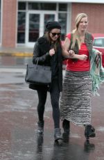 LEA MICHELE and HEATHER MORRIS Out Shopping in West Hollywood