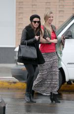 LEA MICHELE and HEATHER MORRIS Out Shopping in West Hollywood