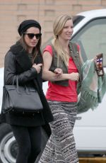 LEA MICHELE and HEATHER MORRIS Out Shopping in West Hollywood