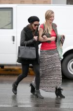 LEA MICHELE and HEATHER MORRIS Out Shopping in West Hollywood