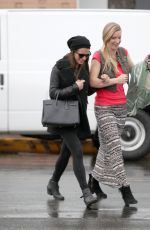 LEA MICHELE and HEATHER MORRIS Out Shopping in West Hollywood