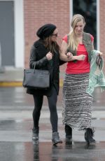 LEA MICHELE and HEATHER MORRIS Out Shopping in West Hollywood