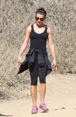 LEA MICHELE Out for a Hike at Runyon Canyon in Los Angeles
