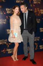 LEA SEYDOUX and Vincent Cassel at La Belle and La Bete Premiere at Gaumont Opera in Paris