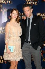 LEA SEYDOUX and Vincent Cassel at La Belle and La Bete Premiere at Gaumont Opera in Paris
