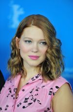 LEA SEYDOUX at Beauty and the Beast Press Conference at 64th International Film Festival in Berlin