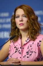 LEA SEYDOUX at Beauty and the Beast Press Conference at 64th International Film Festival in Berlin