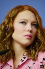 LEA SEYDOUX at Beauty and the Beast Press Conference at 64th International Film Festival in Berlin