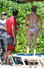 LEANN RIMES in Bikini at a Beach in Mexico