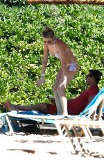 LEANN RIMES in Bikini at a Beach in Mexico